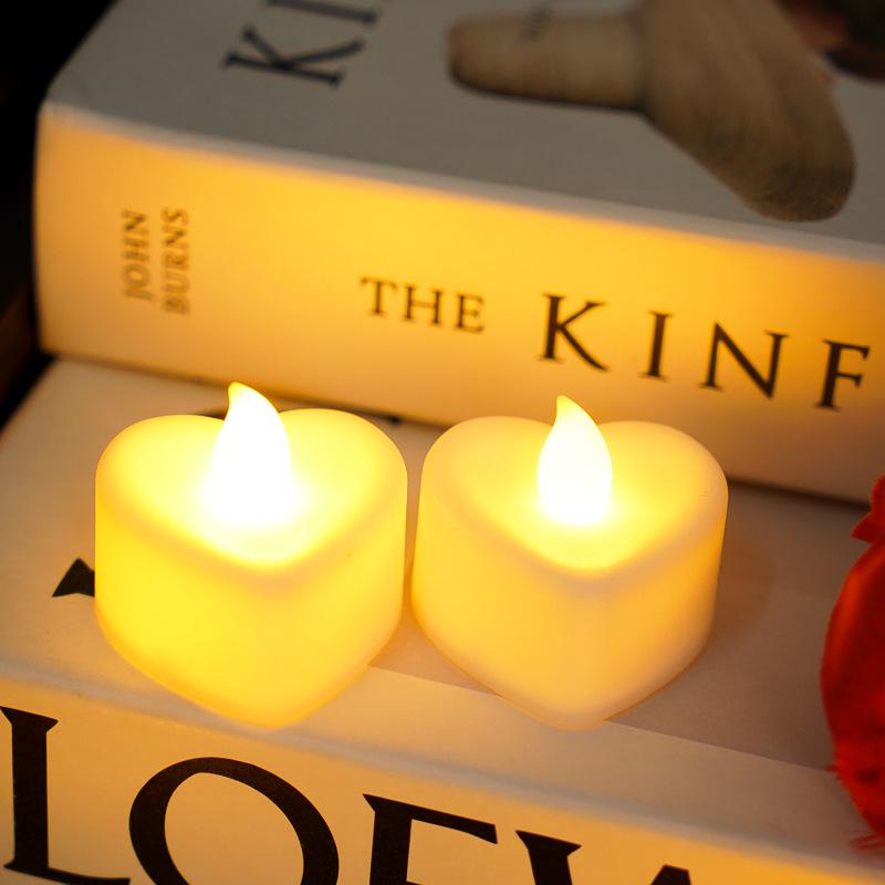 

Romantic LED Candle Lamp: Bedroom Bedside Night Light and Desktop Ornament