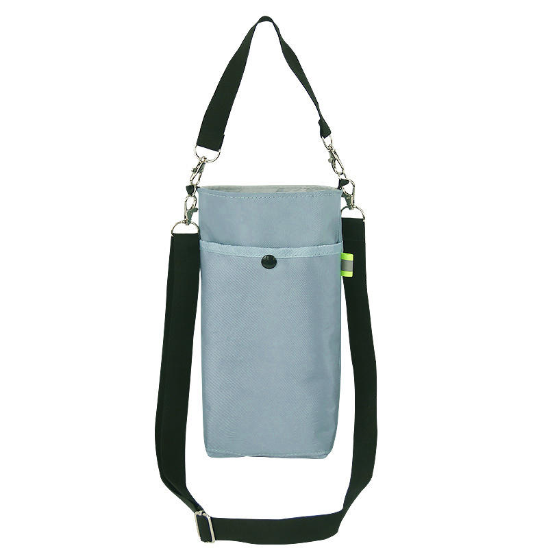 

Water Bottle Cover Bag Pouch With Strap Canvas Water Pouch Holder Shoulder Strap Black Bottle Carrier Insulat Bag зелёный
