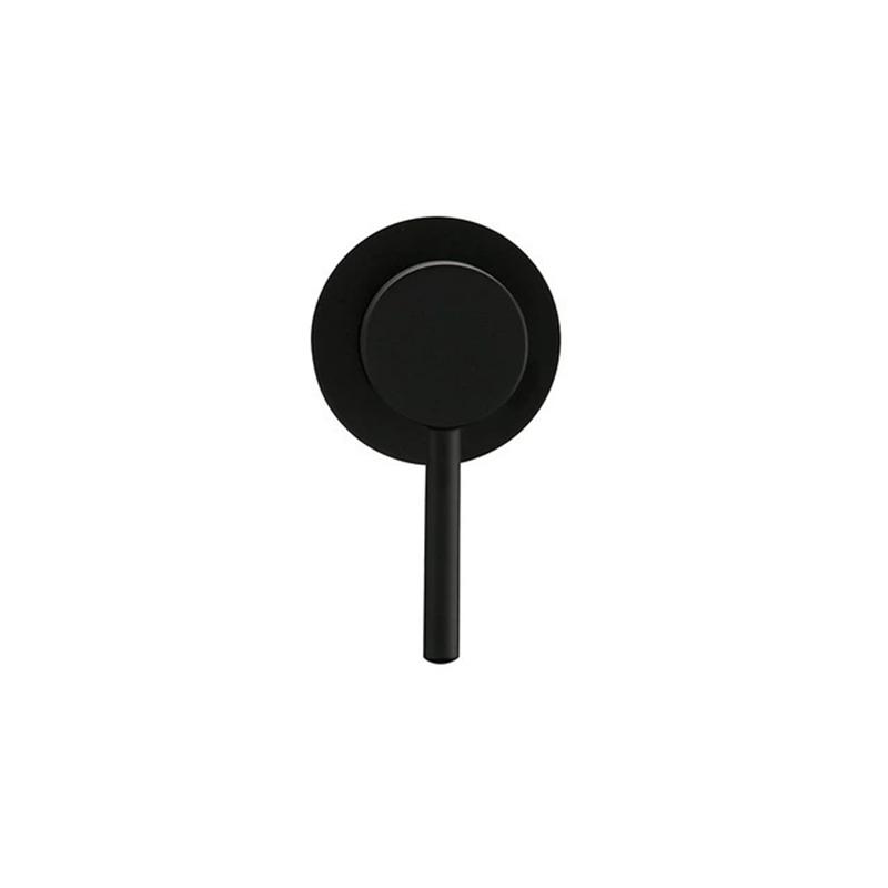 Gold Mixer Water Tap Shower Valve Bathroom Water Faucets Shower Splitter Valve Black Chrome Round Solid Brass Concealed