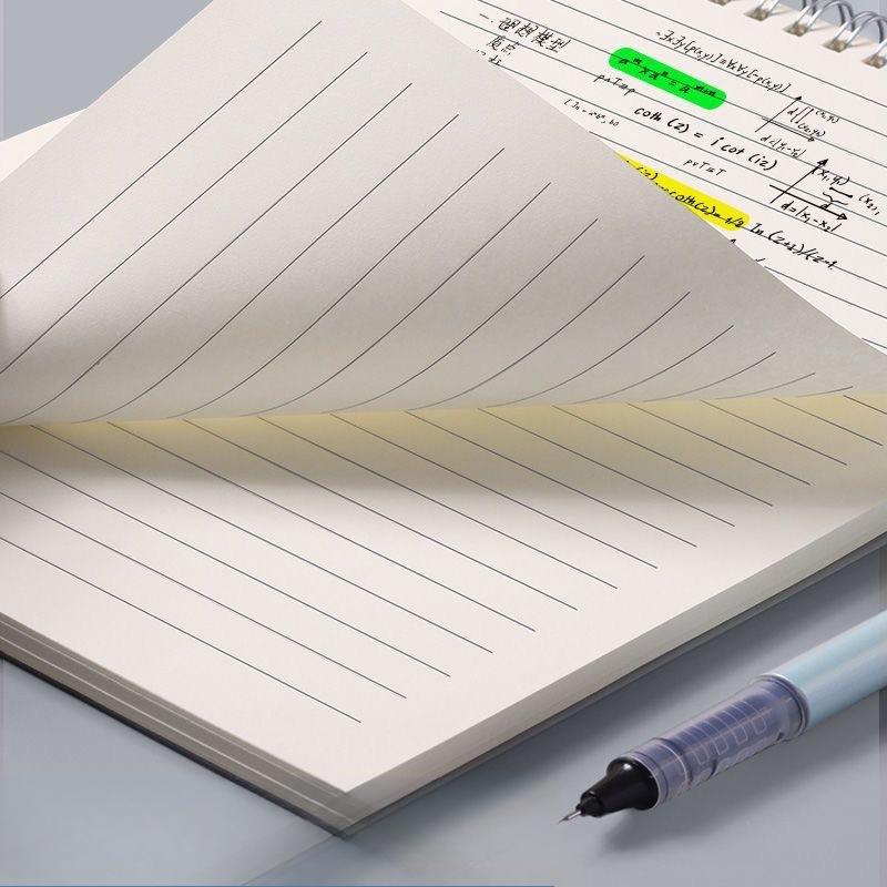 1pcs B5 Rollover Coil Notebook Thickened Pp Notepad A5 Large Transparent Horizontal Line Grid Present Junior High School Student Present