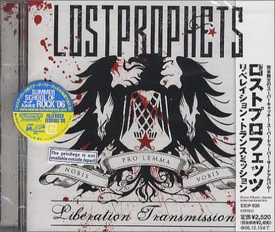 CD LOSTPROPHETS  Liberation Transmission EICP635 Epic 2006 Japan Rock Used