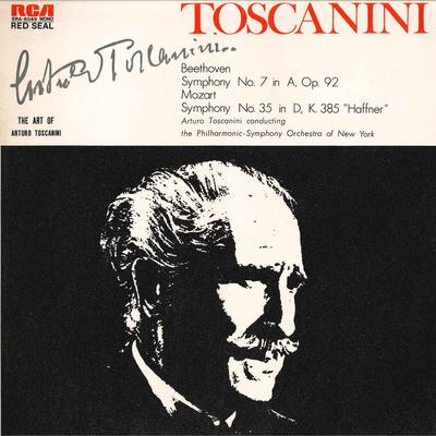 LP Record ARTURO TOSCANINI NEW YORK PHILHARM  Beethoven Symphony No.7 In A Op.9 SRA8049 RCA RED SEAL 1973 Japan Obi Classical Used