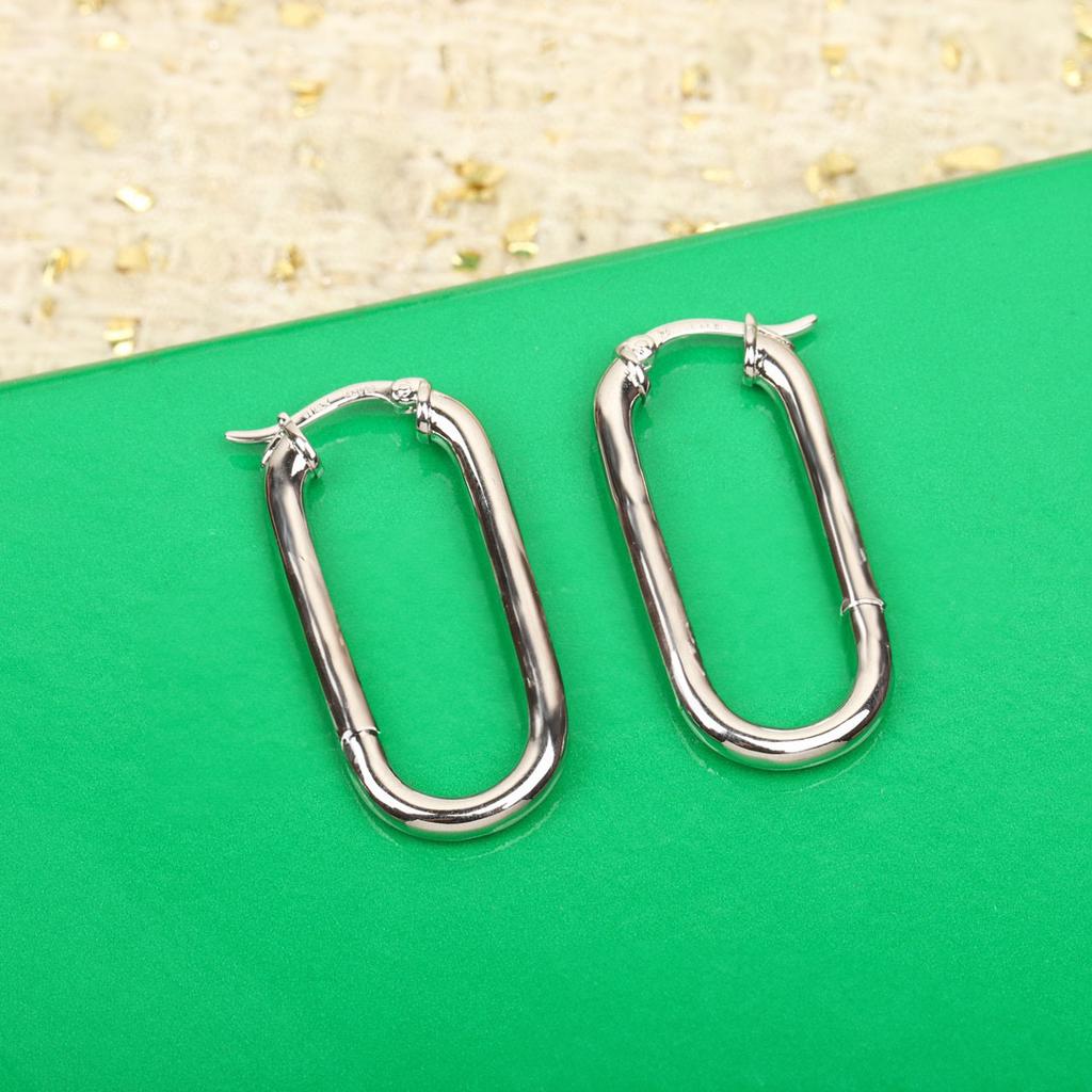 New In Hot Brand Vintage Earring for Women Luxury Jewelry Designer Eardrop Copper Fashion Simple Green Lady Party Big Earrings