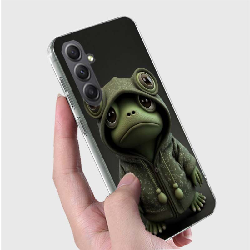 Monkey Frog Pig Cow Bird Cat Animal Phone Case for Samsung A16 A26 A36 A56 A17 A37 A57 A07 A06 A02S A03 A04S A05S Galaxy Note 20
