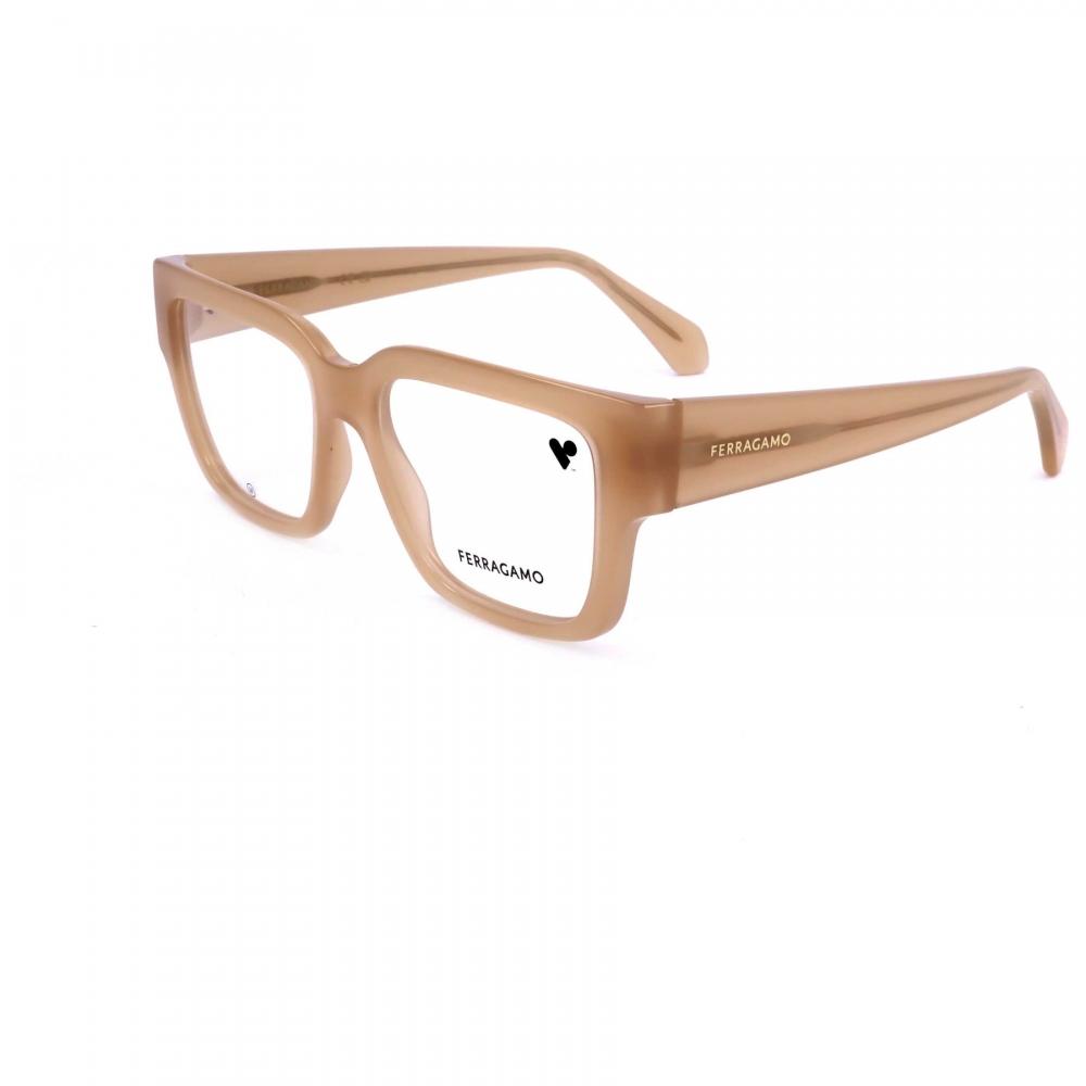 Salvatore Ferragamo Ferragamo Women S 53 Mm eyeglaSSeS Opaline Honey