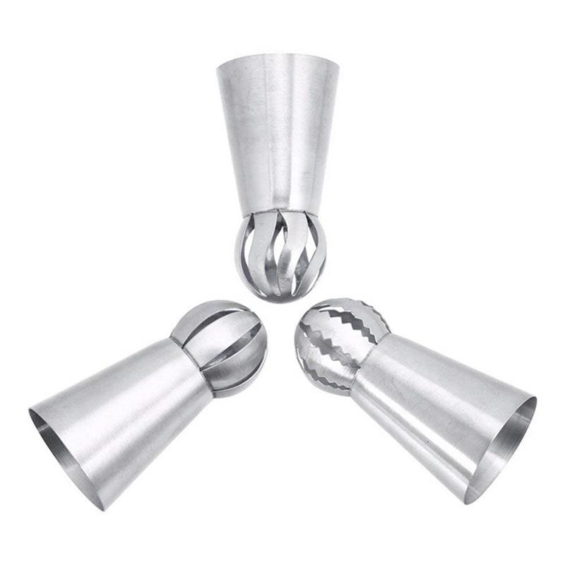 1/3PC Russian Piping Tips Icing Piping Tip Set Cake Decorating Supplies Decoration Tips Ball Piping Tips Cake Decorating Tool