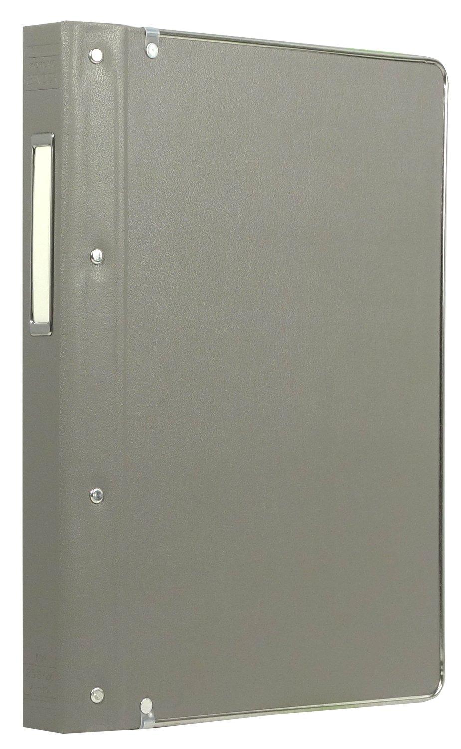

KOKUYO File Binder PP Paste B5 26 Holes Holds 100 Sheets Gray Ha-10NM