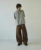 SIGNATURE Twist Curved Cotton Pants [Brown]