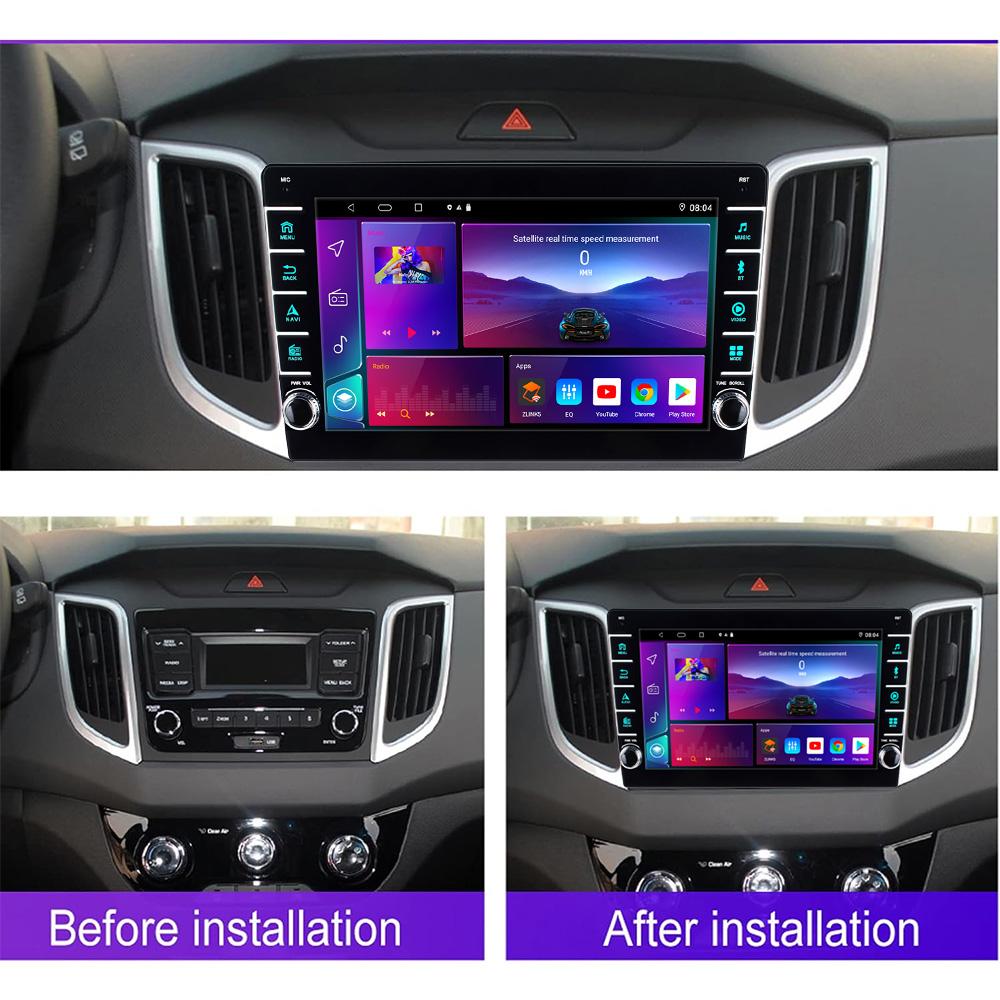 Reakosound Android Car Stereo Radio Multimidia Video Player Navigation GPS For Hyundai Creta Ix25 2016-2018 2din Head Unit Carplay