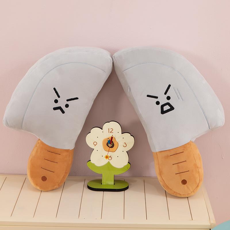 Funny Knife Plush Toy Throw Pillow Abstract Small Kitchen Knife Doll Office Cushion Children's Birthday Gift