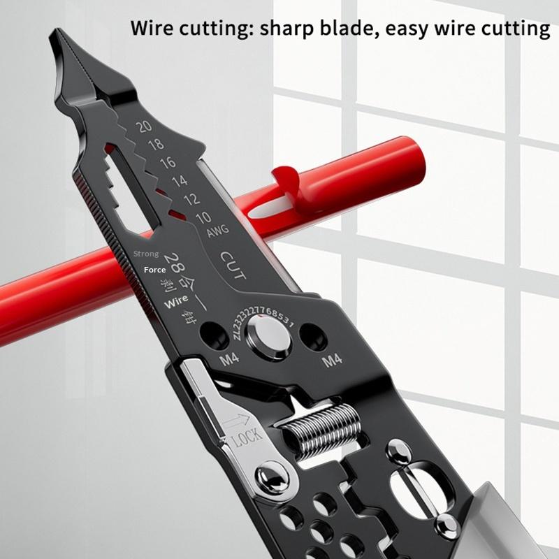 28 In 1 Professional Wire Stripper/Wire Crimping Tool, Wire Cutter, Wire Crimper, Cable Stripper, Wiring Tool