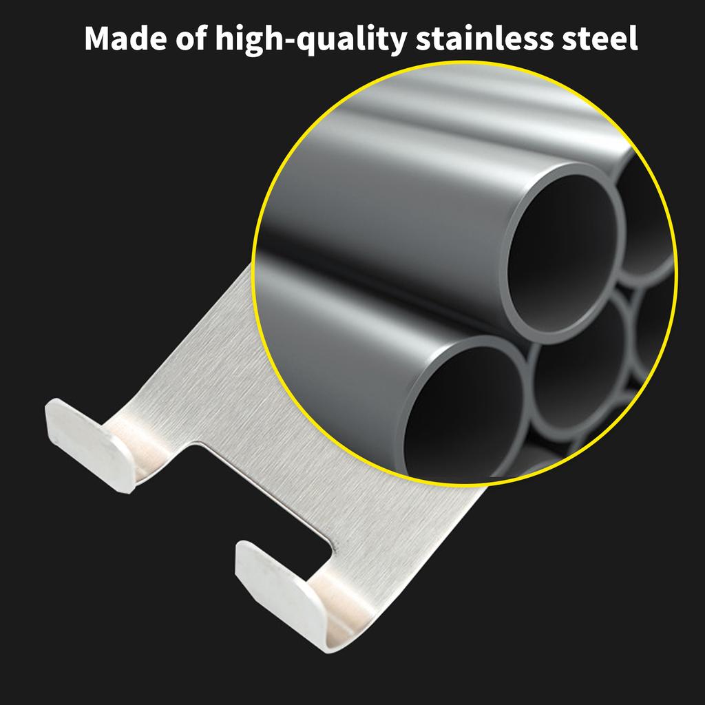 Stainless Steel Razor Holder Self Adhesive Shaver Shower Hook Hanger Stand for Kitchen