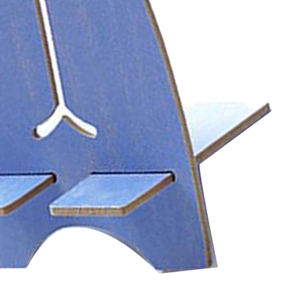 Originaler DIY Handyhalter aus Holz, Lieblicher Hase (blau)