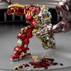 Zmart Iron Hero Block Action Figure Mark Building Set (2700+ pieces) - Buster Mech Mech Suit Block Robot Man Armor Building Set - Large Model with LED