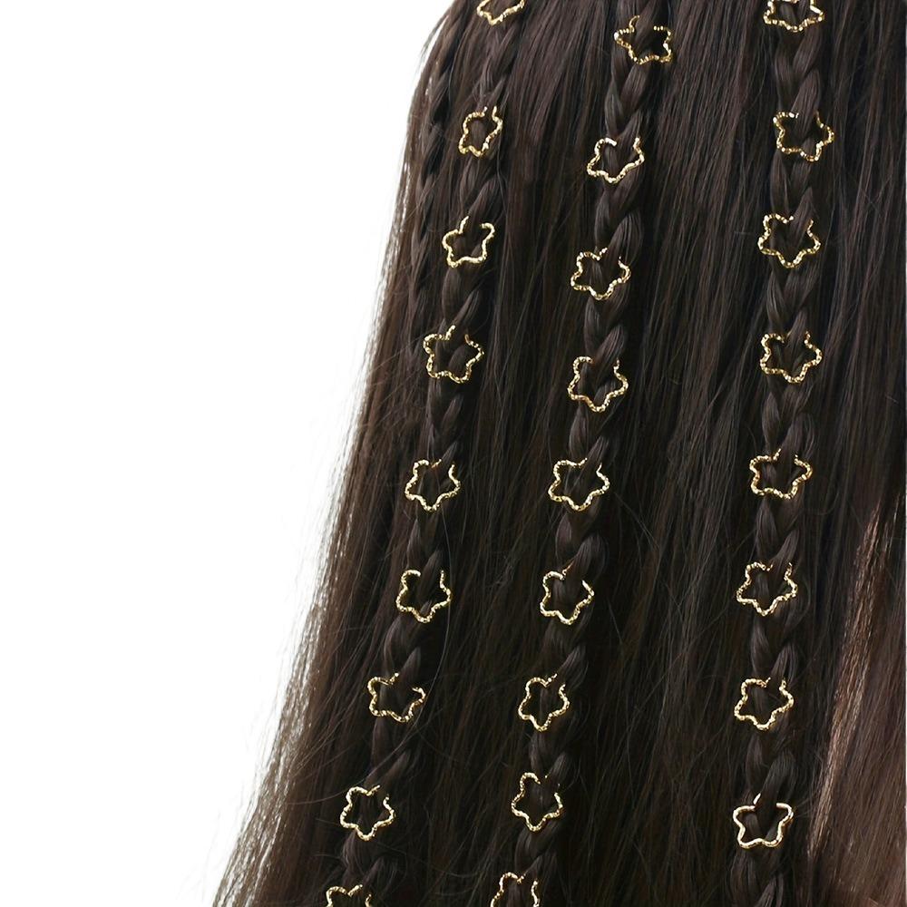 30pcs Hair Jewelry Hair Braiding Metal Cuffs Hair Braid Tubes Braids Hair Beads  Men