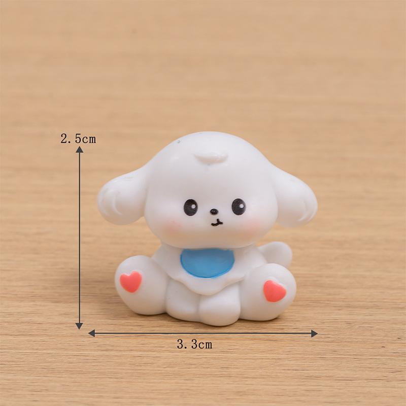 

Мультяшные креативные фигурки, миниатюры, милые собаки, кошки, пейзажные украшения, украшения для дома, стол, украшение для автомобиля, маленькие украшения