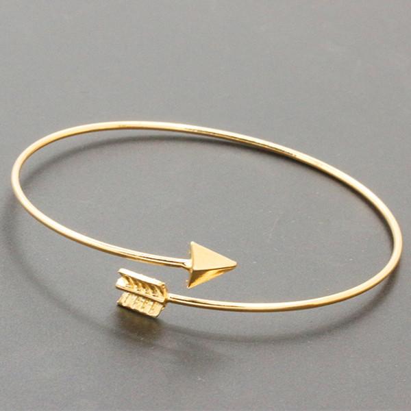 

Open Cuff Punk Bracelets & Bangle Fashion Jewelry For Women Men pulseras mujer Heartbeat Leaf Arrow Triangle Heart Bracelet