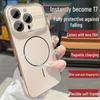 Compatible with iPhone 17 PRO MAX: Slim magnetic ring case with laser window, fits Apple 16 and provides durable protection.