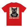 Mugshot for Cat Lover Cat Mom Cat Dad Graphic Tee Shirt Unisex Women Short Sleeve Cotton T Shirts Fashion Gothic T-shirt Streetwear
