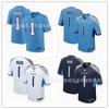 Maglia da Football NFL da Uomo Tennessee Titans Cameron Ward 1 Cotone Abbigliamento per tifosi sportivi Abbigliamento invernale