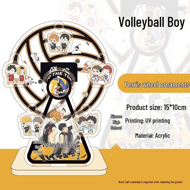 Haikyuu!! & Jujutsu Kaisen Rotating Acrylic Anime Ferris Wheel Stand Ornament
