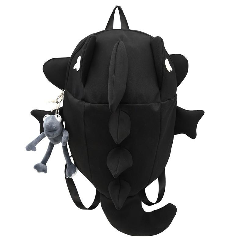 New Cute Little Dinosaur Backpack Primary School Students Three-dimensional Cartoon Monster Children's Travel