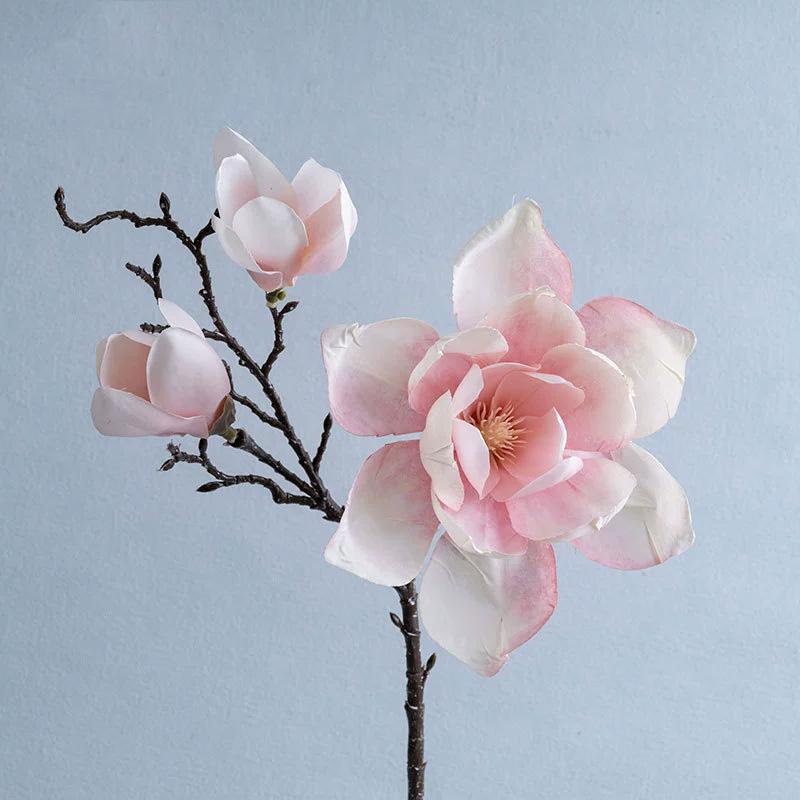 1PC Artificial Flowers Large Orchid Flowers Real Touch Wedding Party Decor Luxury Magnolia Branch Elegant Fake Flower