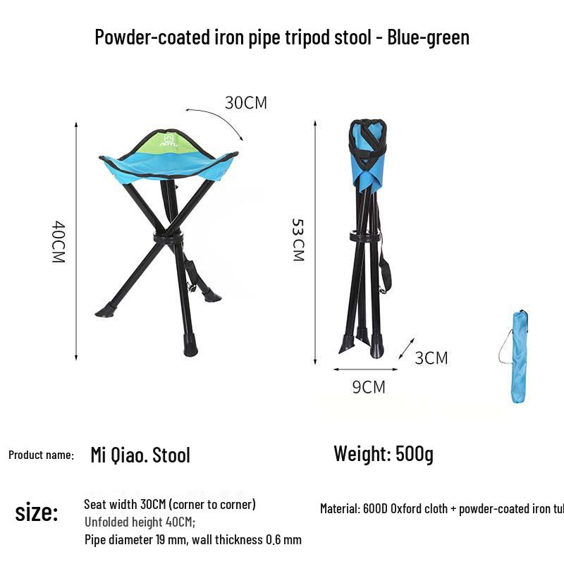 Portable Ultra-Light Camping Chair: Outdoor Folding Stool for Art, Fishing, and Travel