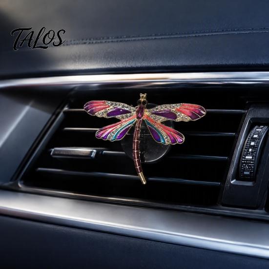 DIY Scrapbooking Finishing Touches Dragonfly Car Vent Clips, Metal Air Outlet Decorative Clip, Cute Gift for Her Conditioning Clips Truck Motorcycle