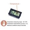 Mini Digital Hygrometer Gauge Thermometer, LCD Temperature Humidity Meter for Humidors Greenhouse Jars Grow Tent Box Garden