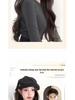 Women's Cloud Octagonal Wig Hat - Natural Full Coverage with Big Waves for Autumn and Winter Fashion
