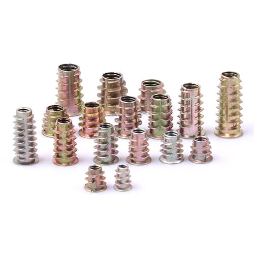 Set of 140 BESTU Hex Nuts, Threaded Hex Socket Head Bolts, Type D, for Woodworking, Jointing, and Repair, M4*10mm, M5*10mm, M6*10mm, M6*15mm, M8*15mm,