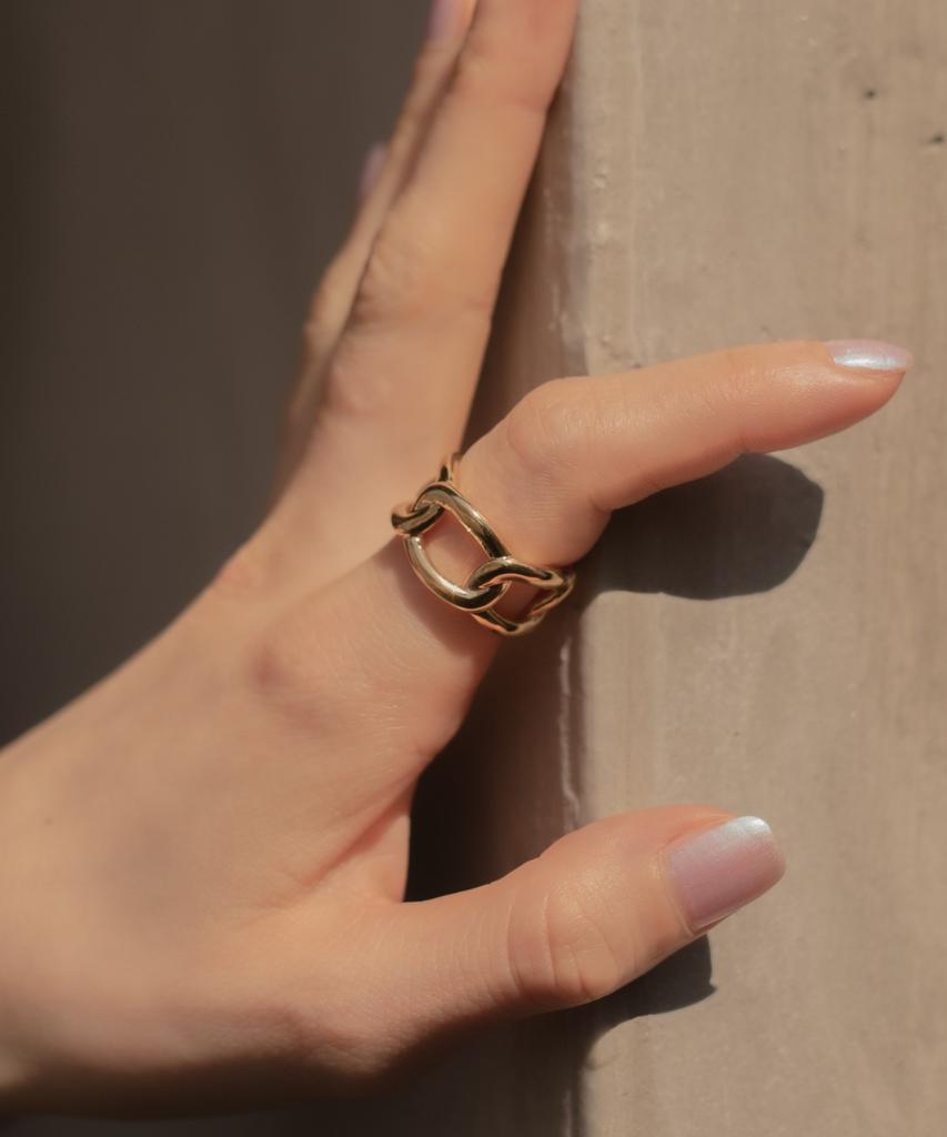 Novice Tokyo Chain Ring / Gold