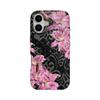 Luxury Clmj Blush Veil Phone Case for iPhone 17 17e 16e 16 15 14 13 12 11 X XS XR XSMAX Air Pro Max Plus Double-layer Cover