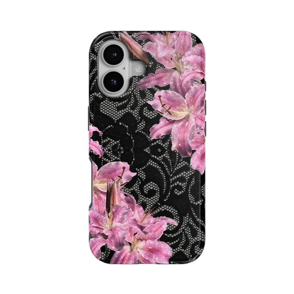 Luxury Clmj Blush Veil Phone Case for iPhone 17 17e 16e 16 15 14 13 12 11 X XS XR XSMAX Air Pro Max Plus Double-layer Cover
