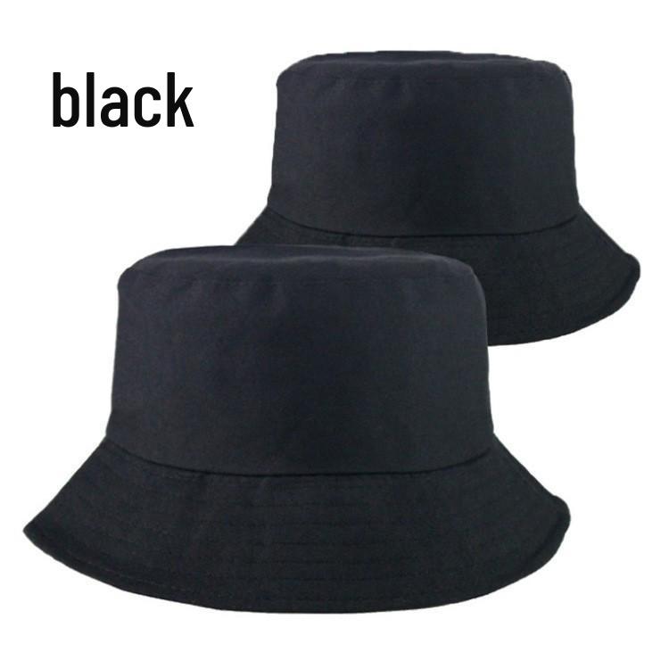 Custom Embroidered Cotton Bucket Hat: Double-Sided, Unisex Sun Protection for Mountaineering.