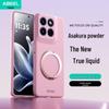 Moto Edge 70 Magnetic Rotating Bracket Silicone Case - Fits Moto Edge 60
