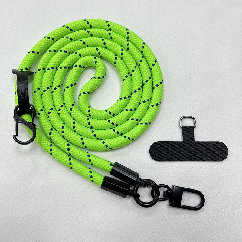 8MM Diameter Outdoor Mobile Phone Hanging Rope Crossbody Backable Neck Strap Durable Phone Case Lanyard Climb Mountain Anti-lost