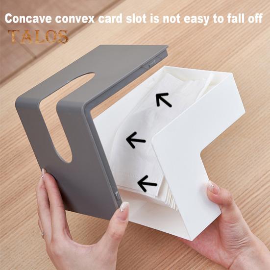 Moderne Kosmetiktücherbox mit doppelseitiger Nutzung, leicht zugänglich, für den Schreibtisch, Dekoration