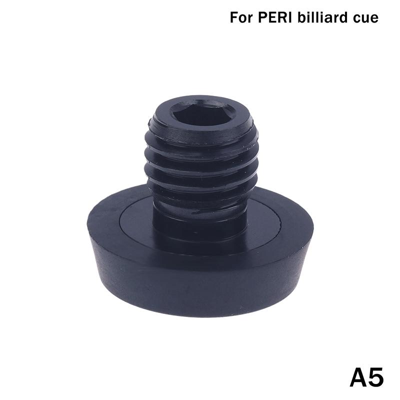 1Pc Back Plug Screw Block Butt Billiard Extension Parts Billiard Cue Bumper Pool Cue Bottom Cover Rubber Bottom Bumper Protector