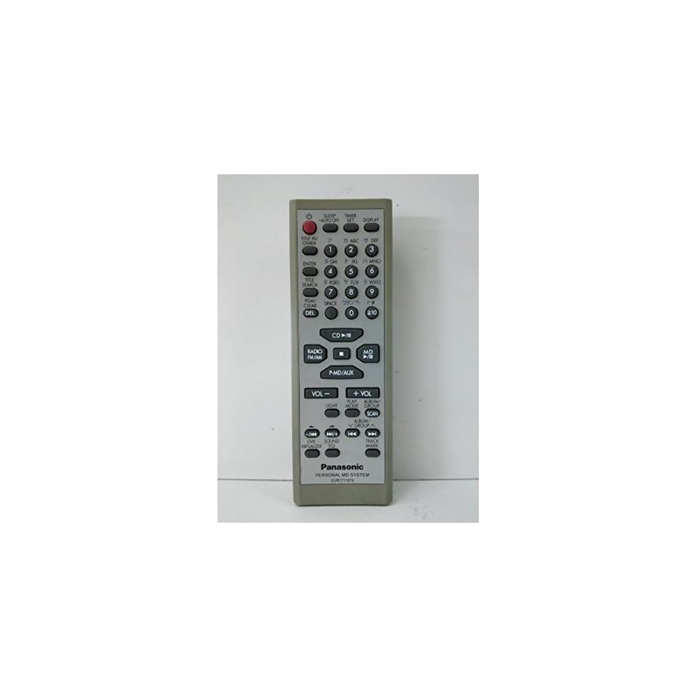 Panasonic Audio Remote Control EUR7711070