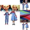 Halloween Ghostface Chucky Child Costume With Polyester Fabric And Fantasy Elements For Stage Play