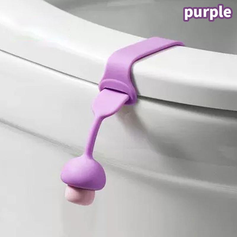 Cute Silicone Toilet Lid Handle, Non Dirty Hand Lift, Household Toilet Hygiene Lifting Tool