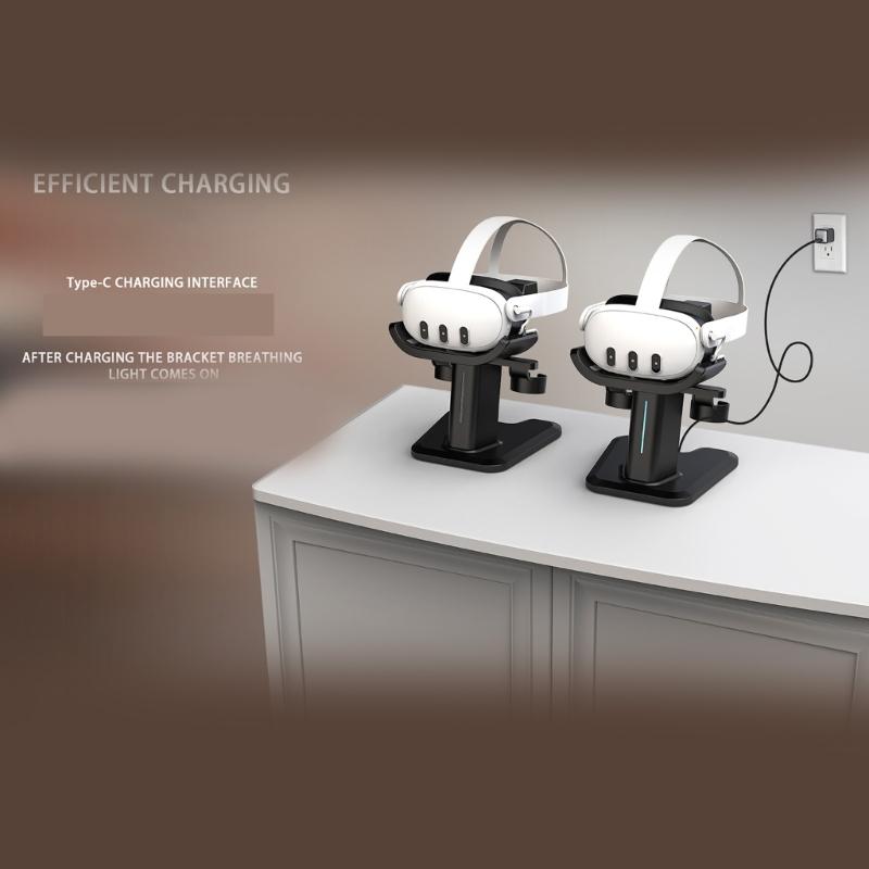 Charging Bracket Fashion Docking Station for Organize and Charger with Extension Hook Stable