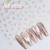 Bowknot Ribbon Nail Stickers Mini Kawaii Lace Bow Tie Design Self-Adhesive Nail Art Decals Diy Manicure Supplies Decor
