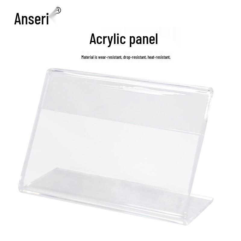 Ancell L-Shaped Acrylic Label Holder