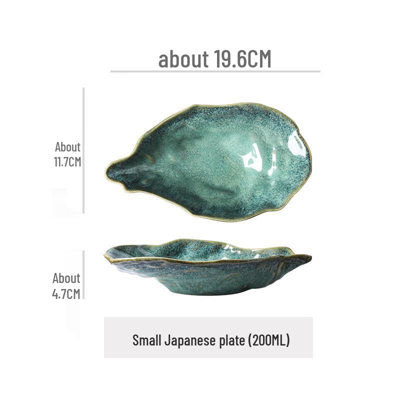 

Shell-Shaped Ceramic Oyster Plate