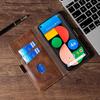 Compatible Leather Flip Case for Google Pixel 5, 8 Pro, 4a, 3a with Card Slot