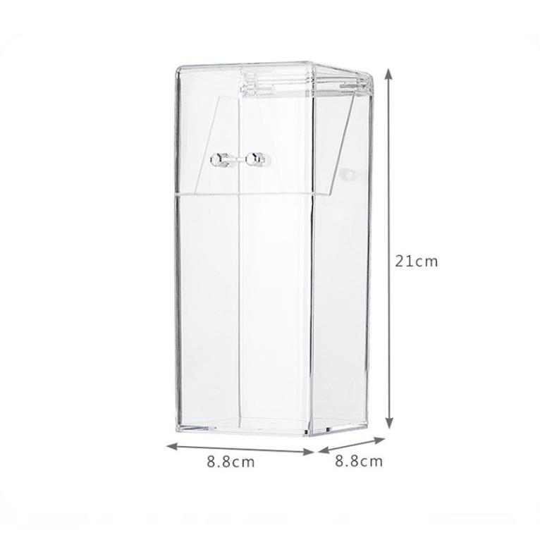 

1 шт. Коробка для хранения кистей для макияжа, простая и прозрачная Многофункциональная стойка для хранения кистей для макияжа, простая, прочная и практичная