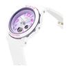 CASIO BABY-G series 100 meters waterproof Quartz resin strap same style for men and women purple dial BGA290US-6A